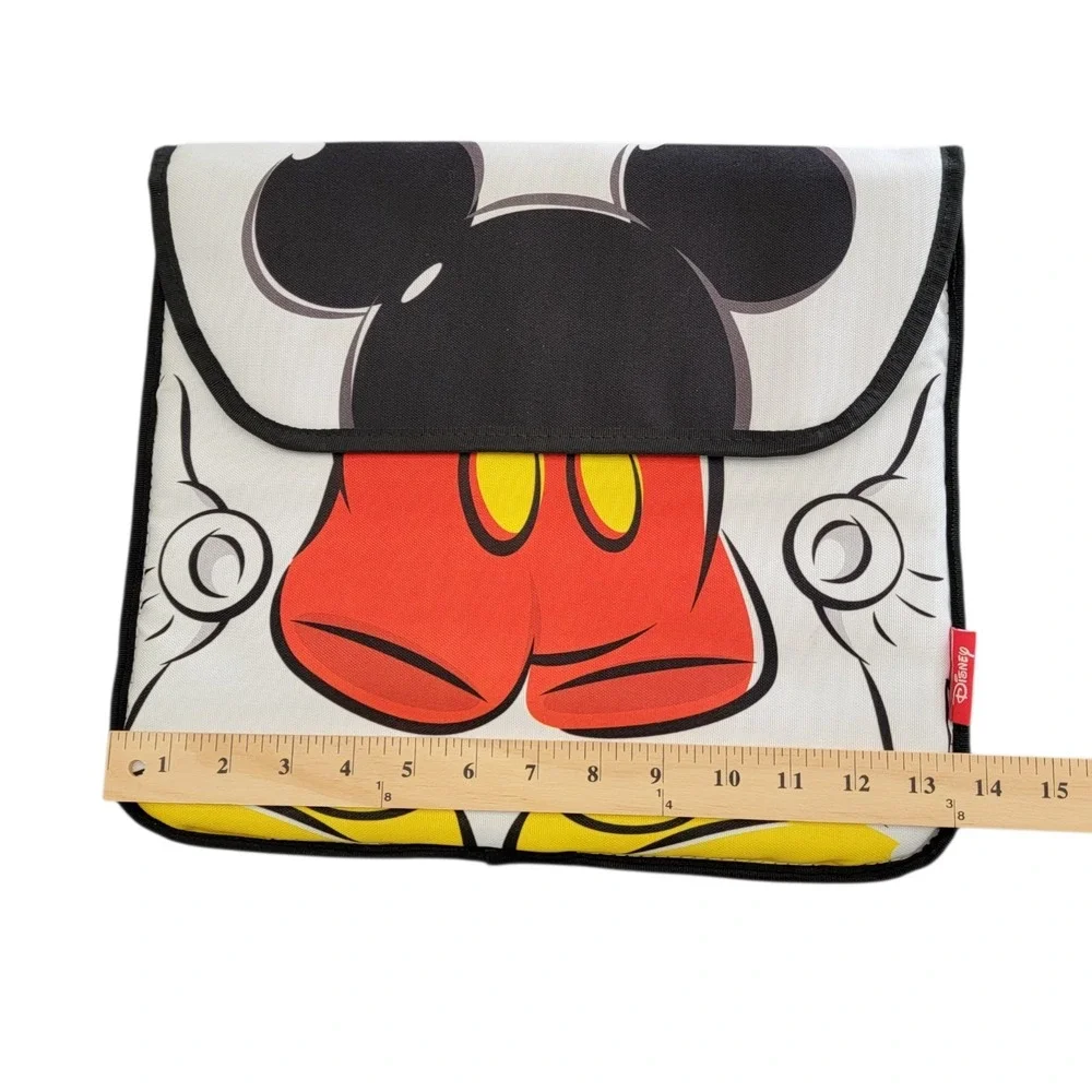 Disney‎ Mickey Mouse Bag Set 3 Piece Tote Crossbody Purse Laptop Sleeve Black